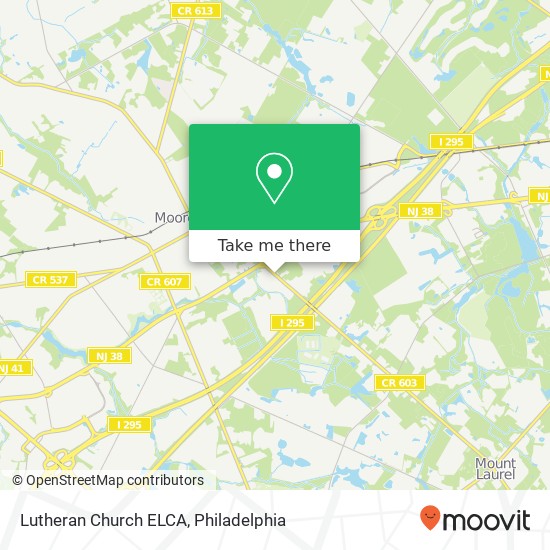 Lutheran Church ELCA map