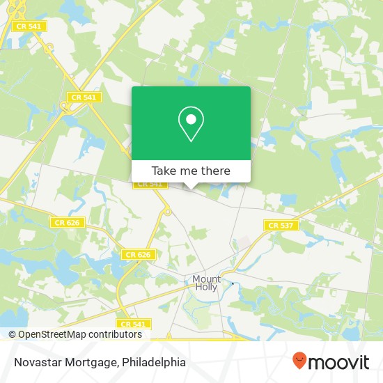 Novastar Mortgage map