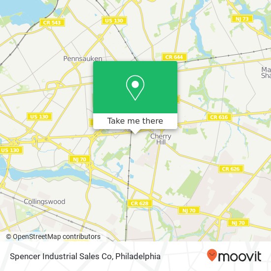 Spencer Industrial Sales Co map