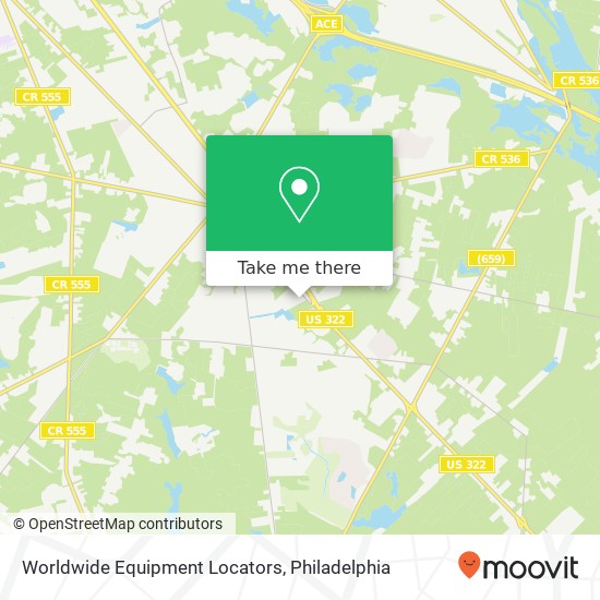 Worldwide Equipment Locators map