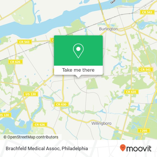 Mapa de Brachfeld Medical Assoc