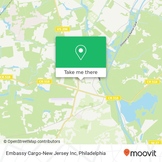 Embassy Cargo-New Jersey Inc map
