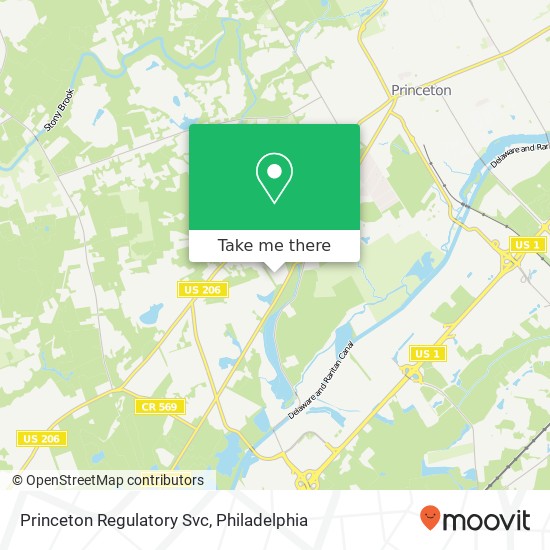 Princeton Regulatory Svc map