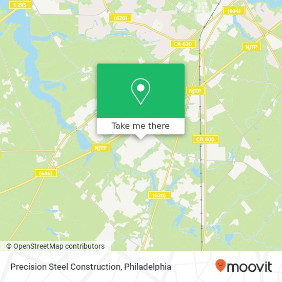 Precision Steel Construction map