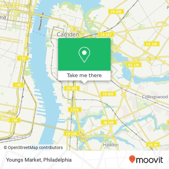 Mapa de Youngs Market