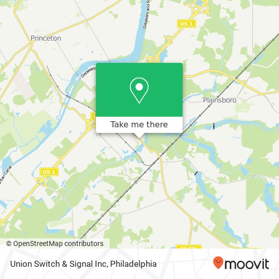 Union Switch & Signal Inc map