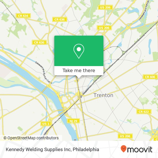 Mapa de Kennedy Welding Supplies Inc