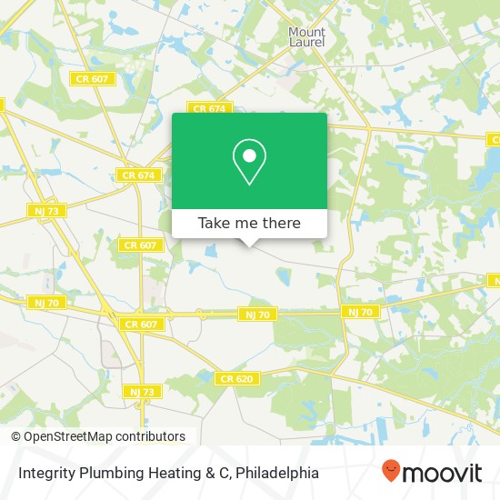 Integrity Plumbing Heating & C map