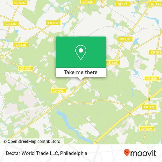 Dextar World Trade LLC map