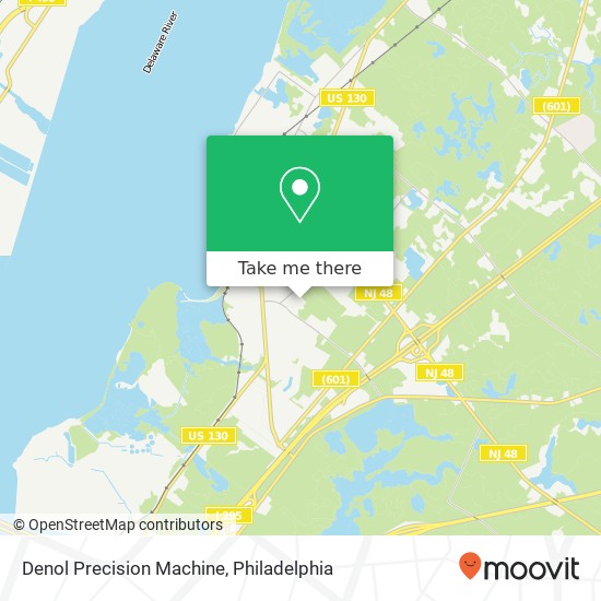 Denol Precision Machine map