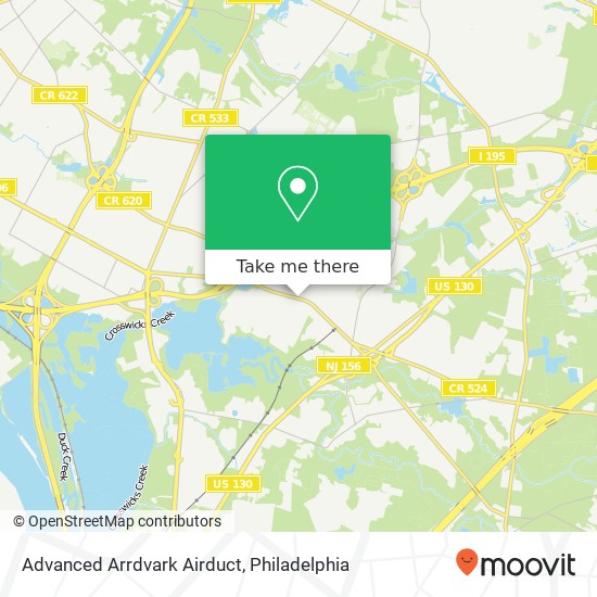Mapa de Advanced Arrdvark Airduct