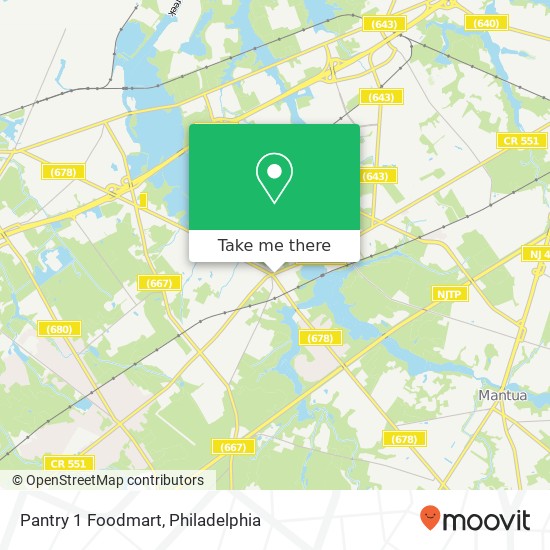 Mapa de Pantry 1 Foodmart