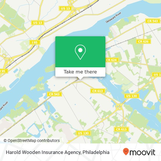 Harold Wooden Insurance Agency map
