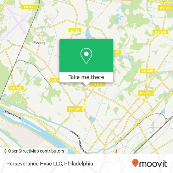 Perseverance Hvac LLC map