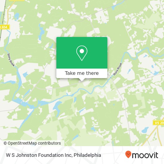W S Johnston Foundation Inc map