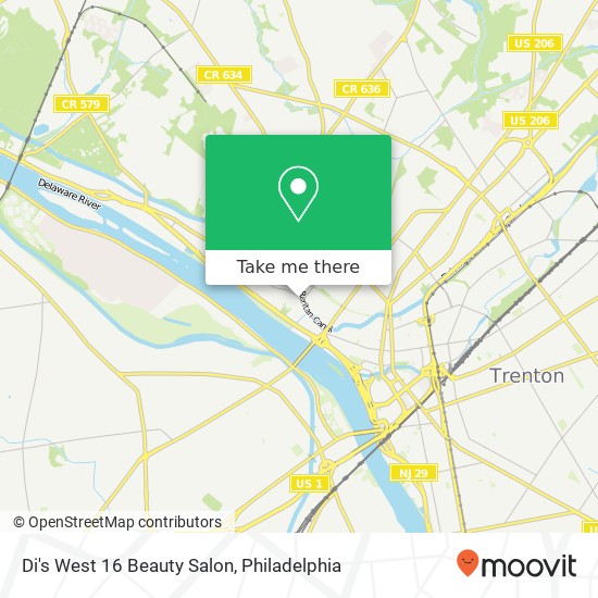 Di's West 16 Beauty Salon map