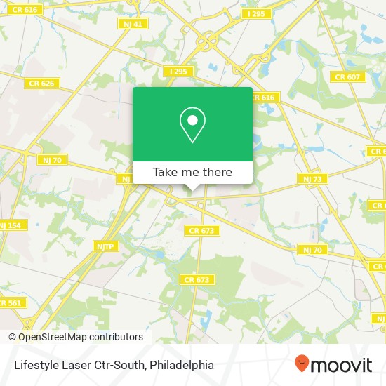 Mapa de Lifestyle Laser Ctr-South