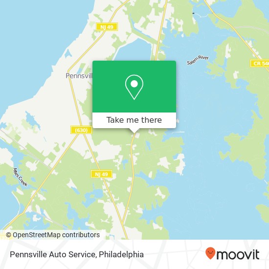 Pennsville Auto Service map