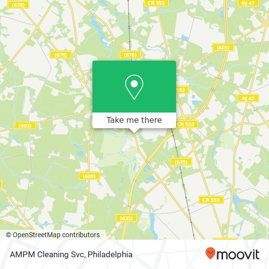 AMPM Cleaning Svc map