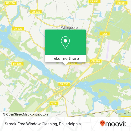 Streak Free Window Cleaning map