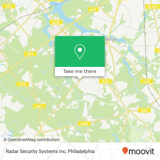 Radar Security Systems Inc map