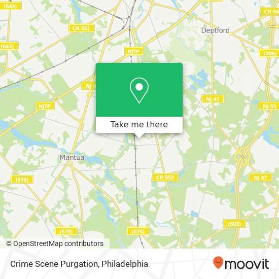 Crime Scene Purgation map