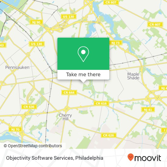 Objectivity Software Services map