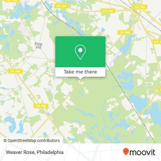 Mapa de Weaver Rose