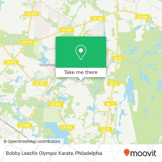 Mapa de Bobby Leach's Olympic Karate