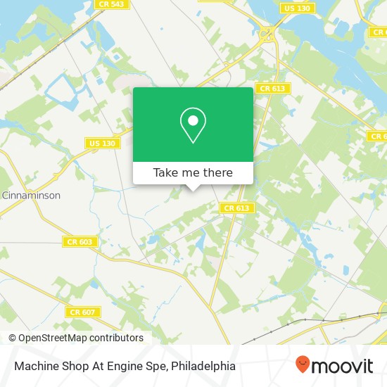 Mapa de Machine Shop At Engine Spe