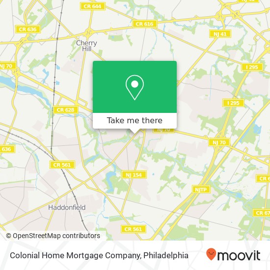 Colonial Home Mortgage Company map