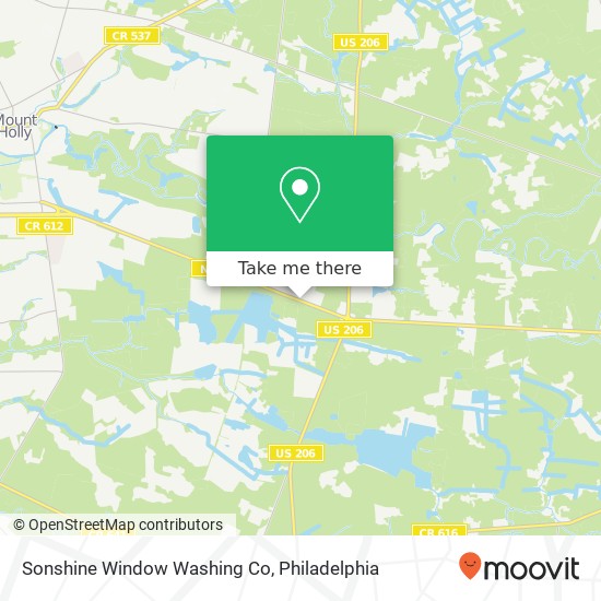 Sonshine Window Washing Co map