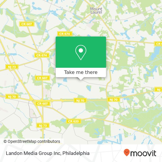 Landon Media Group Inc map