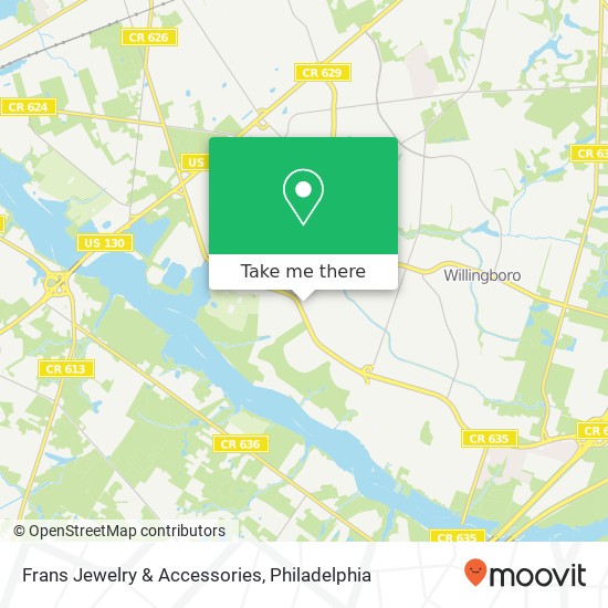 Frans Jewelry & Accessories map