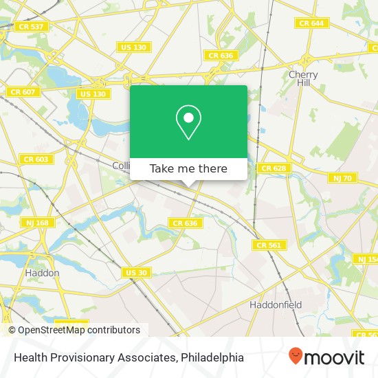 Health Provisionary Associates map