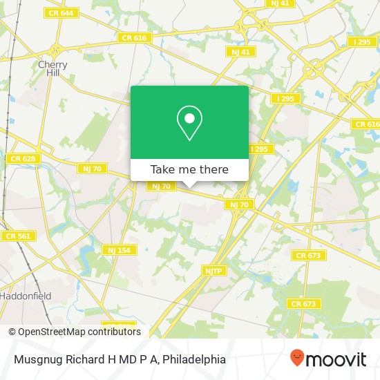 Musgnug Richard H MD P A map
