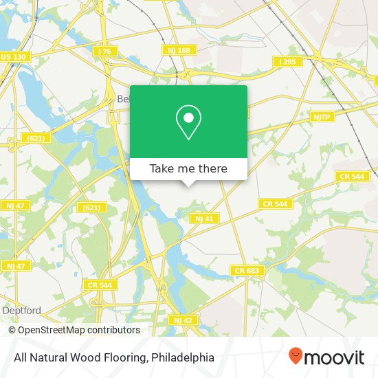 All Natural Wood Flooring map