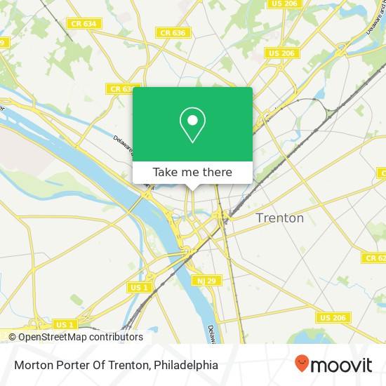 Mapa de Morton Porter Of Trenton