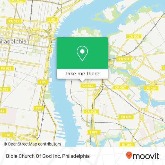 Mapa de Bible Church Of God Inc