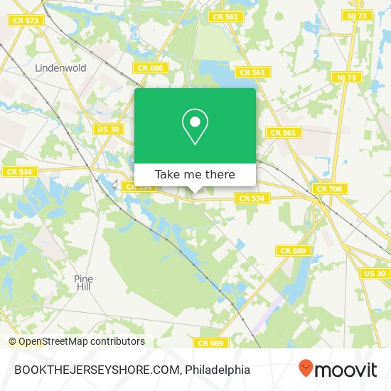 Mapa de BOOKTHEJERSEYSHORE.COM