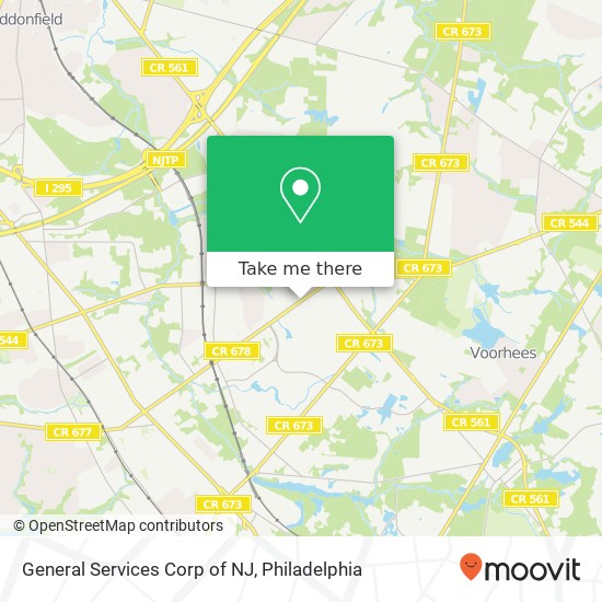 General Services Corp of NJ map