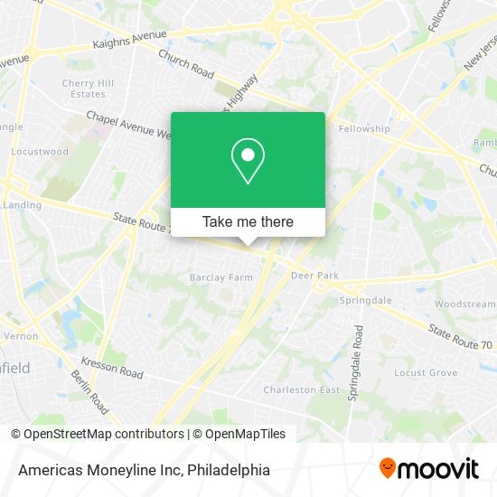 Americas Moneyline Inc map