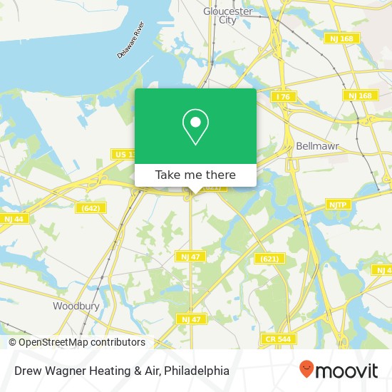 Mapa de Drew Wagner Heating & Air