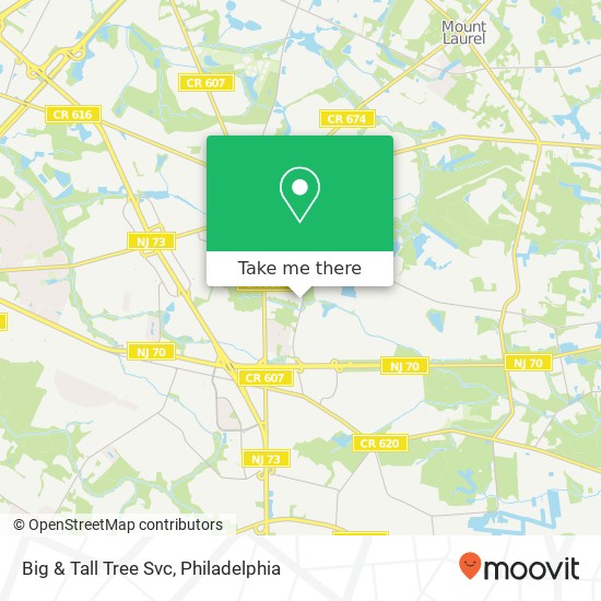 Mapa de Big & Tall Tree Svc