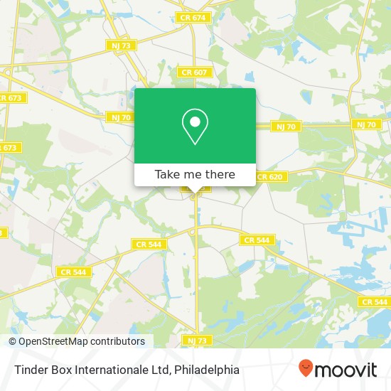 Mapa de Tinder Box Internationale Ltd