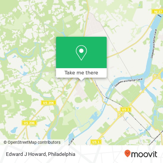 Edward J Howard map