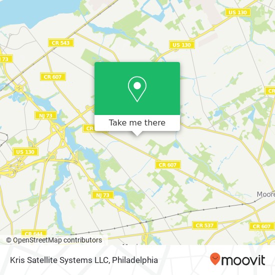 Mapa de Kris Satellite Systems LLC