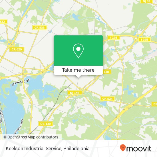 Keelson Industrial Service map
