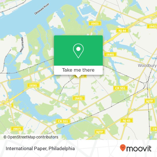 International Paper map