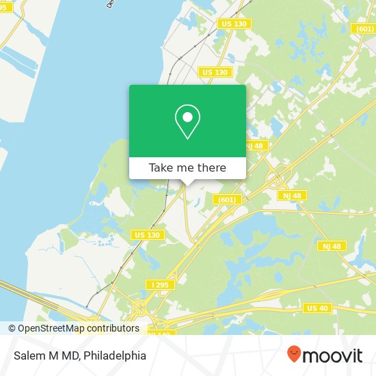 Salem M MD map